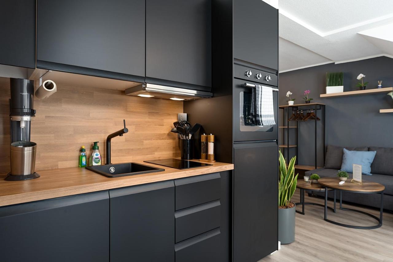 Federnest - Luxus-Studio - Kingsize Boxspringbett - Home-Office Mit Monitor Und Drucker - 11 Min Hbf Duisburg Exterior foto